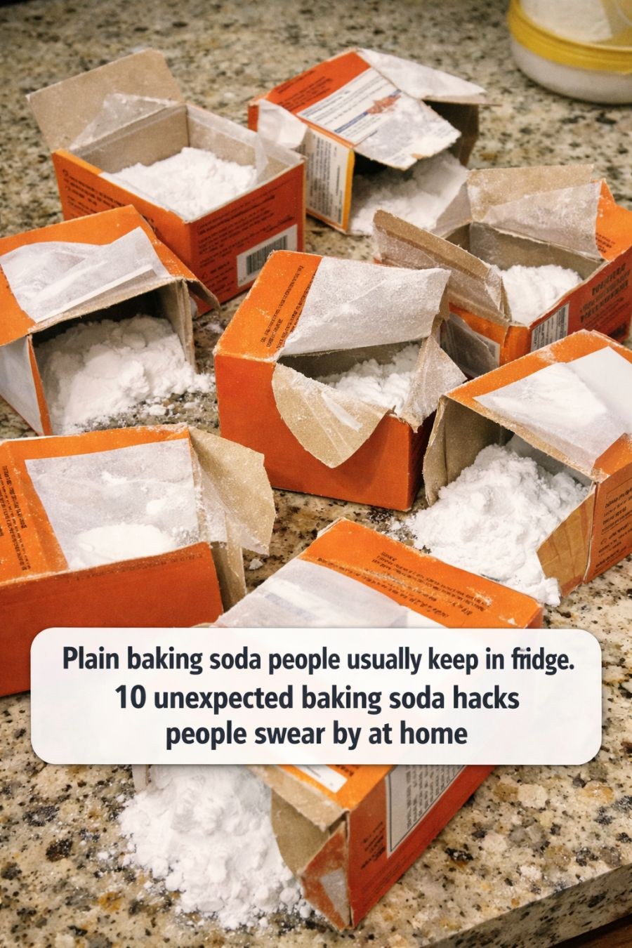 Plain baking soda people usually keep in the fridge. 10 unexpected baking soda hacks people swear by at home