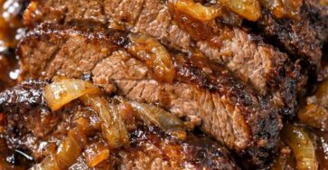 My mom requested this melt in your mouth dinner for her special Sunday. Just 4 ingredients for the most tender meal ever.